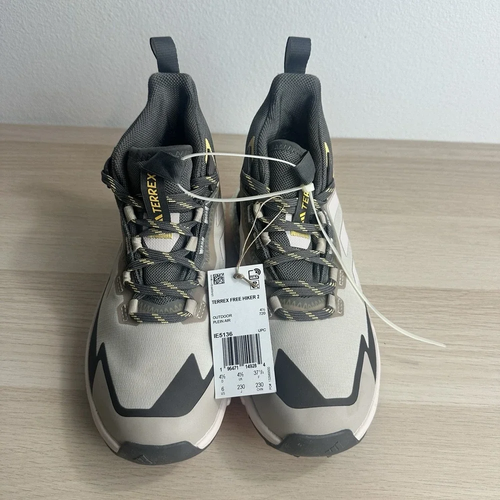 Adidas Terrex Free Hiker 2 Gortex Boost In Plein Air IE5136 Womens 6.5 Beige Tan